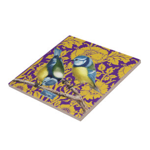 Tile Dark-Purple(Wall Flowers) RFPMDesigns ©️2024