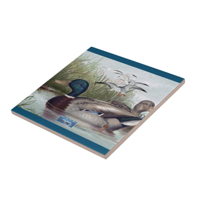 Tile Dark-Teal(Duck Pond) RFPMDesigns ©️2024 (Side)