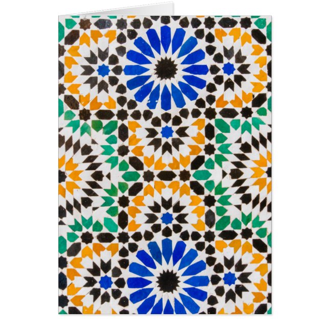 Tile decoration at Bahia Palace (Front)