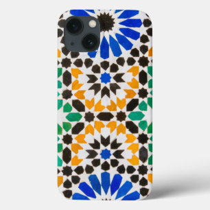 Tile decoration at Bahia Palace iPhone 13 Case