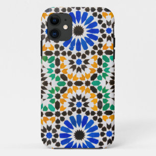 Tile decoration at Bahia Palace iPhone 11 Case