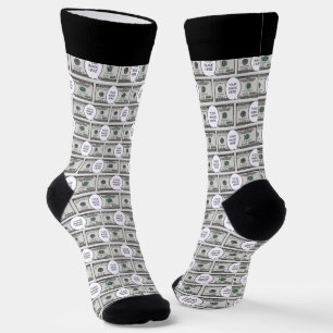 Tile Design With Your Image On 100 Dollar Images Socks