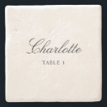 Tile Escort Card Unique Elegant Wedding Place Card Stone Coaster<br><div class="desc">Tile Escort Card Unique Elegant Wedding Place Card Stone Coaster

Can be fully customised to suit your needs.
© Gorjo Designs. Made for you via the Zazzle platform. 

// Need help customising your design? Got other ideas? Feel free to contact me (Zoe) directly via the contact button below.</div>
