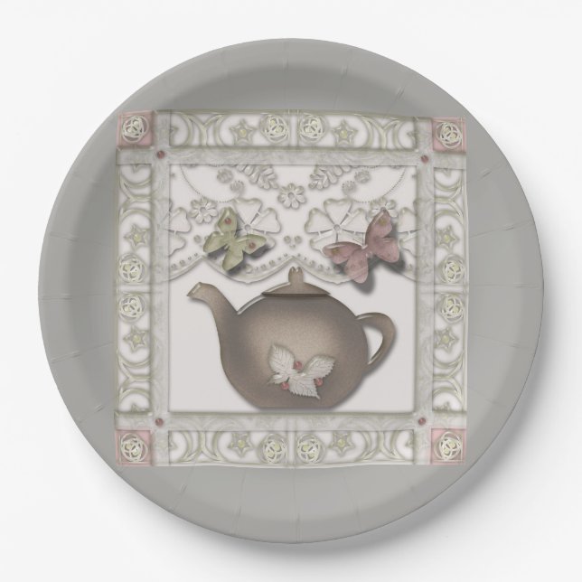 Tile for the kitchen . paper plate (Front)