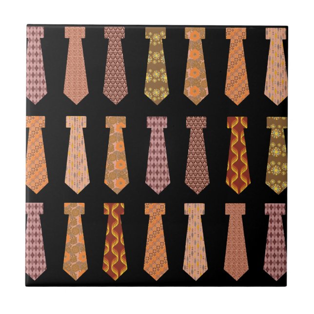 Tile Full of Ties Menswear Pattern Novelty (Front)