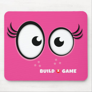 Tile Girl Mouse Pad