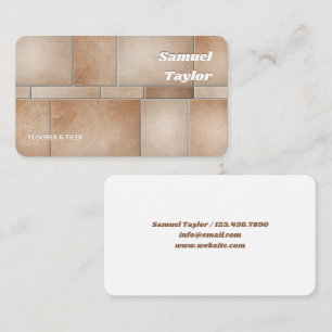 Tile Installer Business Card