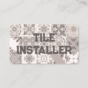 Tile Installer Business Card