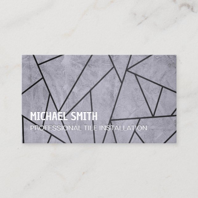 Tile Installer Business Card (Front)