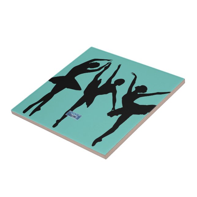 Tile L-Teal(Ballet Trio) RFPMDesigns ©️2024 (Side)