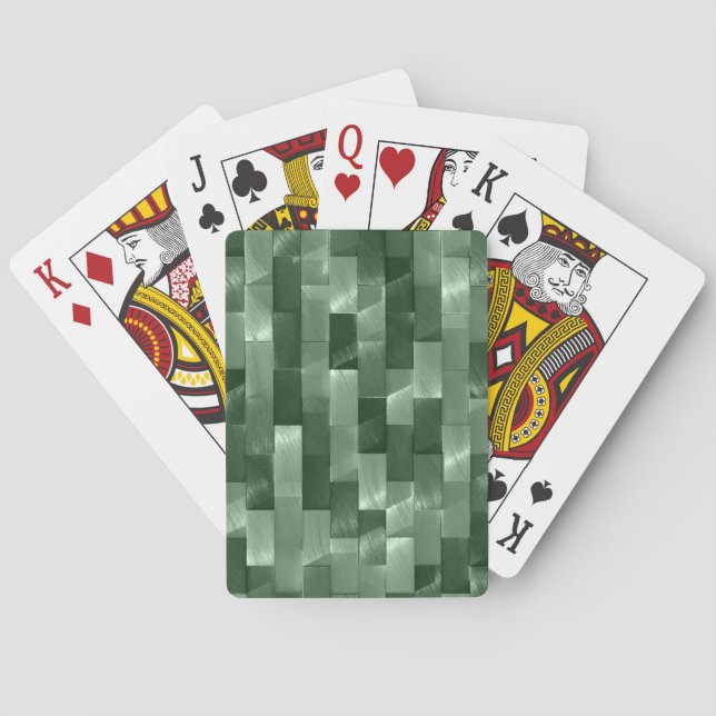 Tile metal Playing Cards gr (Back)