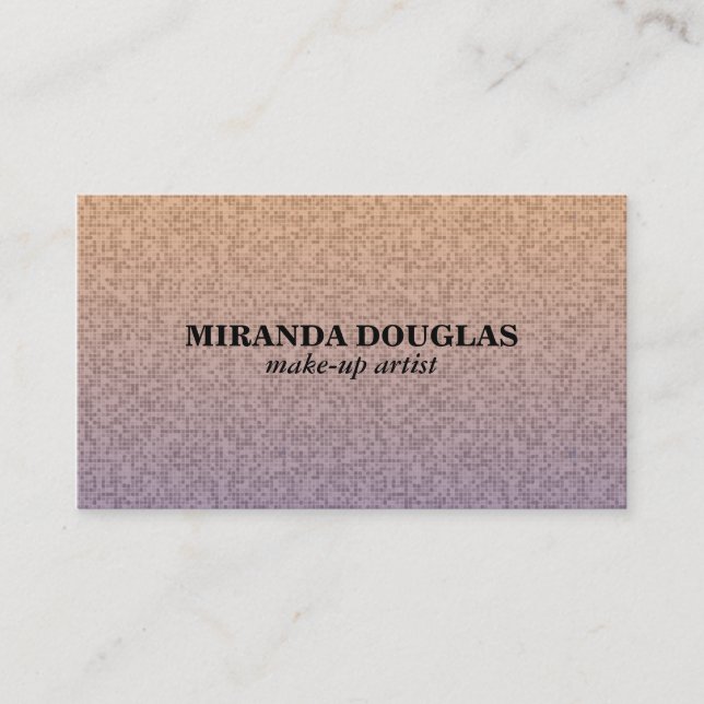 Tile Pattern Business Card (Front)