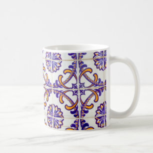 Tile pattern close-up, Portugal Coffee Mug