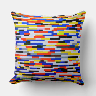 Tile Primary Colour Building Blocks Cushion