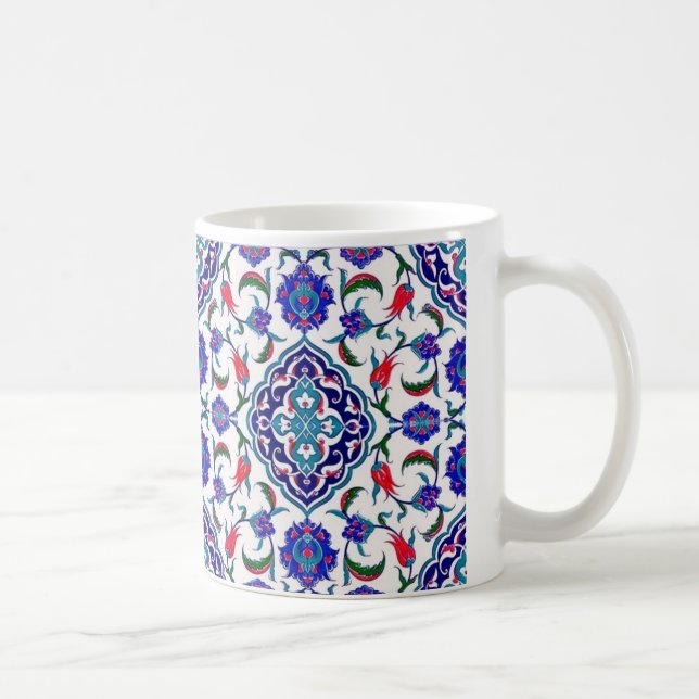 tile print coffee mug (Right)