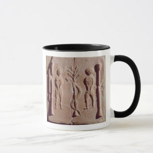 Tile representing Adam and Eve, Roman Mug