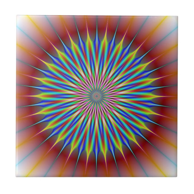 Tile  Star Flower (Front)