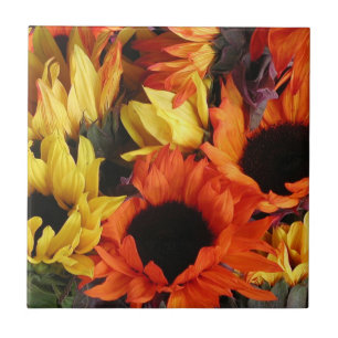 Tile, Sunflowers # 1 Tile