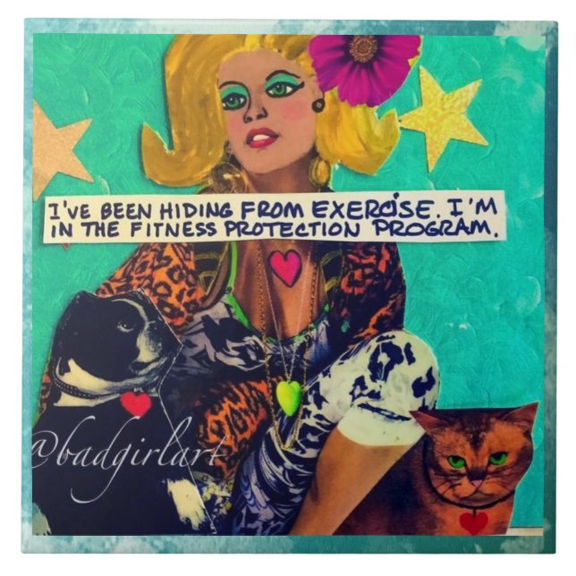 Tile-trivet-wall art tile (Front)