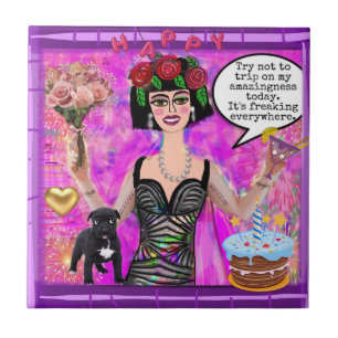 TILE-Try not to trip on my amazingness Tile