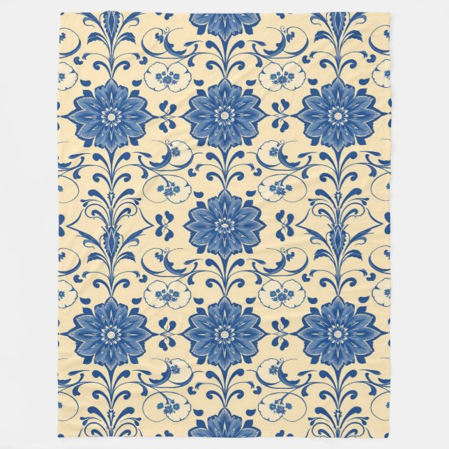 Tile Type Fleece Blanket (Front)