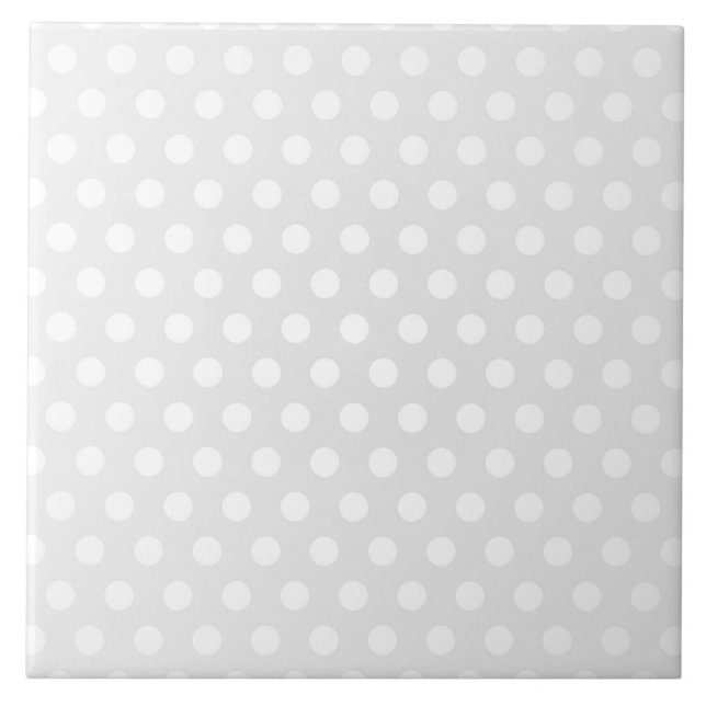 Tile White Polka Dot (Front)