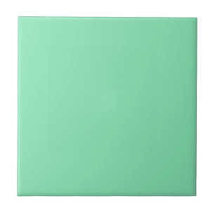 Tile with Pastel Mint Green Background