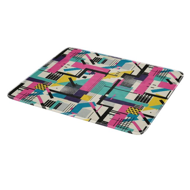 Tiled beach house Miami style  Cutting Board (Corner)