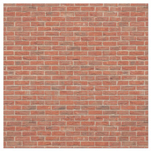 Tiled Brick Wall Urban Texture Pattern Fabric