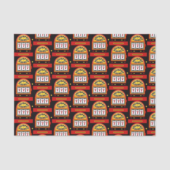 tiled gambling machine casino party tissue tissue paper (Front)