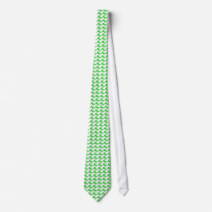 Tiled Green Alligators Tie