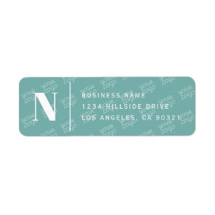 Tiled Logo Design Modern Return Address