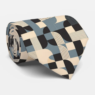 Tiled modern style pattern tie