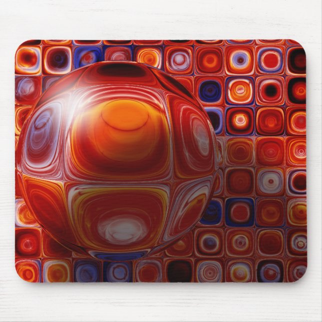 Tiles and Bubble-ations Mouse Mat (Front)