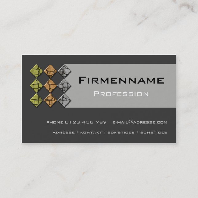 tiles business card (Front)