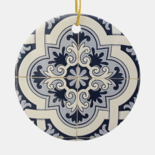 Tiles of Portugal Personalised Ceramic Ornament