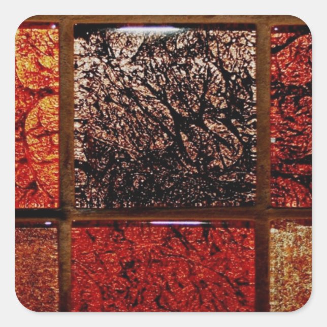 Tiles Square Sticker (Front)