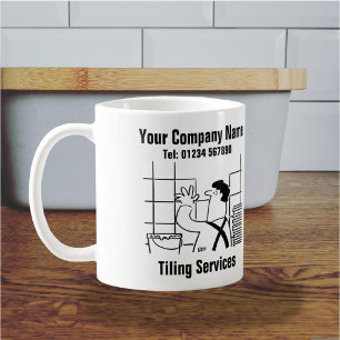 Tiling Kitchens & Bathrooms. Tiling Services Mug
