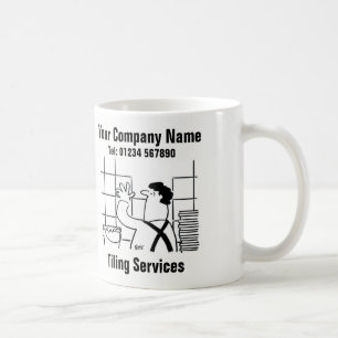 Tiling Kitchens & Bathrooms. Tiling Services Mug