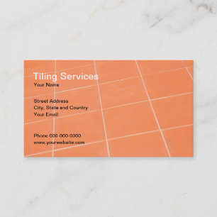 Tiling Services Business Card