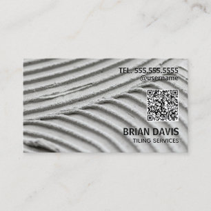 Tiling Services Custom QR Business Card