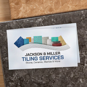 Tiling Services - Tile Layer Business Card
