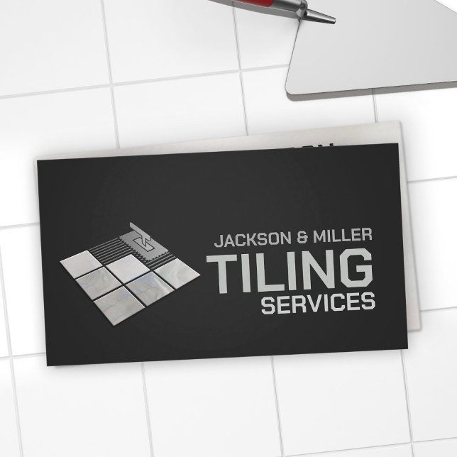 Tiling Services - Tile Layer Business Card (Creator Uploaded)