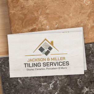 Tiling Services - Tile Layer Business Card