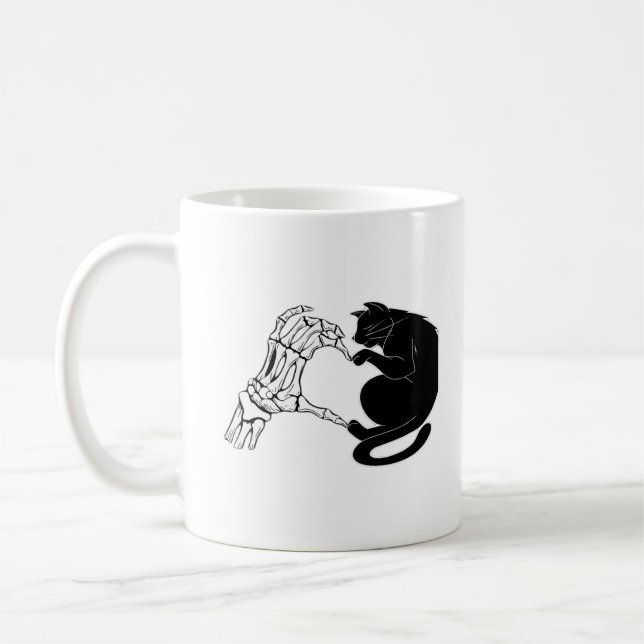 Till Death Cats Do Us Part Classic Coffee Mug (Left)