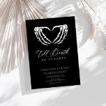 Till Death Chic Modern Gothic Wedding Invitation<br><div class="desc">Till Death Chic Modern Gothic Wedding Invitation</div>