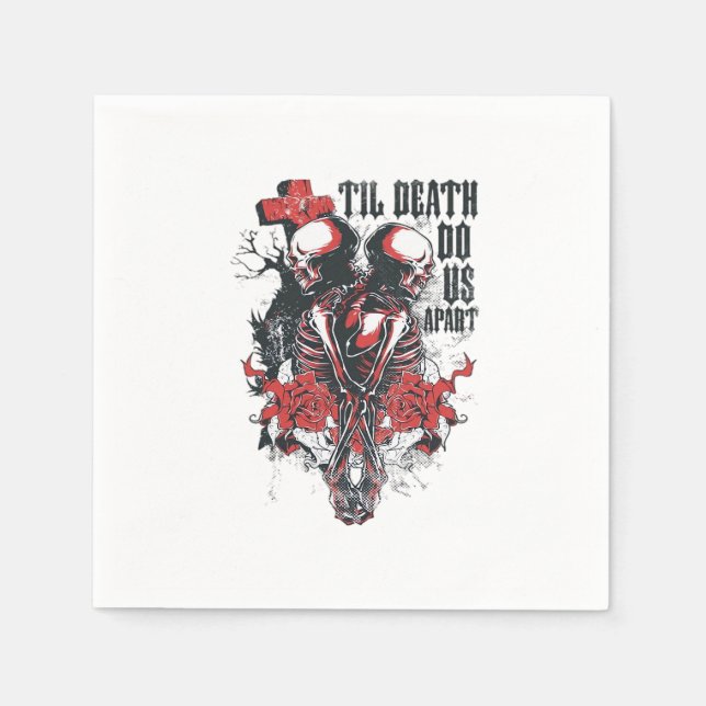 Till Death Do Us Apart Classic Napkin (Front)