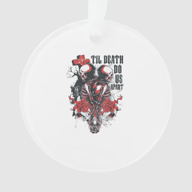 Till Death Do Us Apart Classic Ornament (Front)