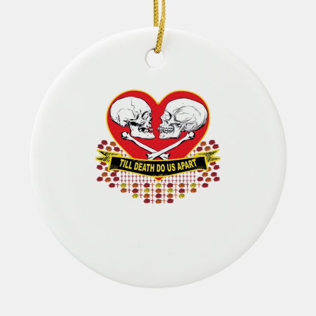 Till Death Do Us Apart Essential Ceramic Tree Decoration (Front)