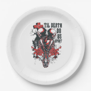 Till Death Do Us Apart  Paper Plate